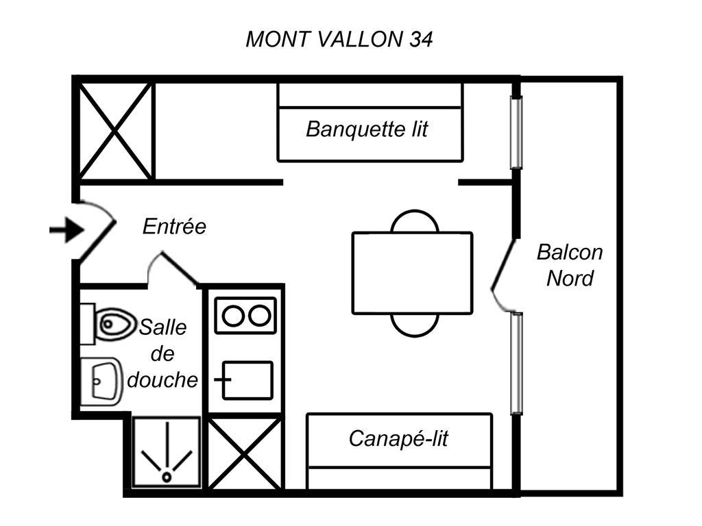 Résidence Mont Vallon Méribel Esterno foto